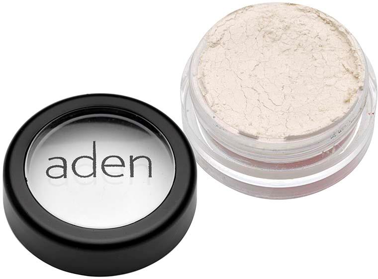 ADEN Pigment Powder/ Loose Powder Eyesh. Pearl White 02 3 g