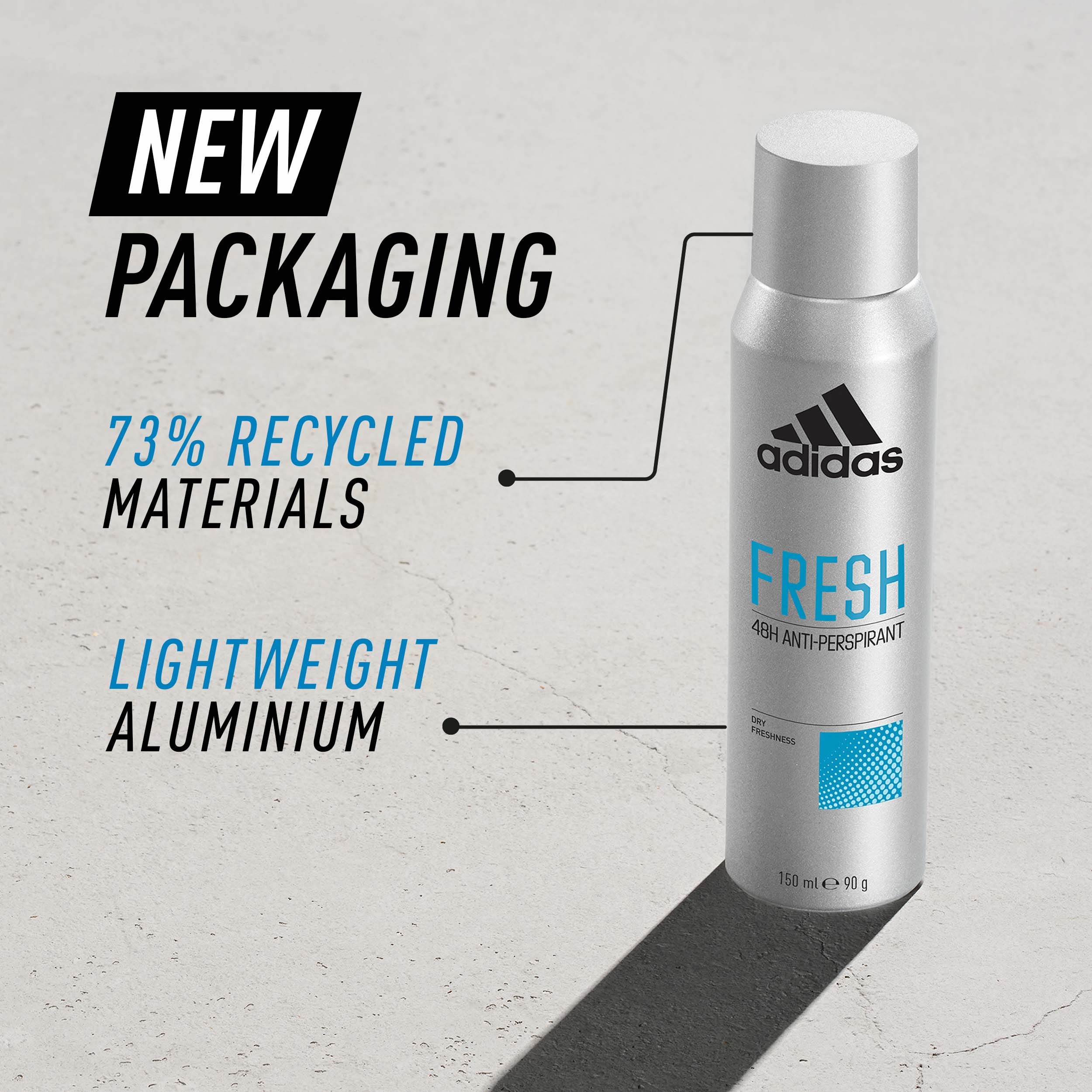 Alternativ bild 1 för Adidas Fresh 48H Anti-Perspirant  150 ml