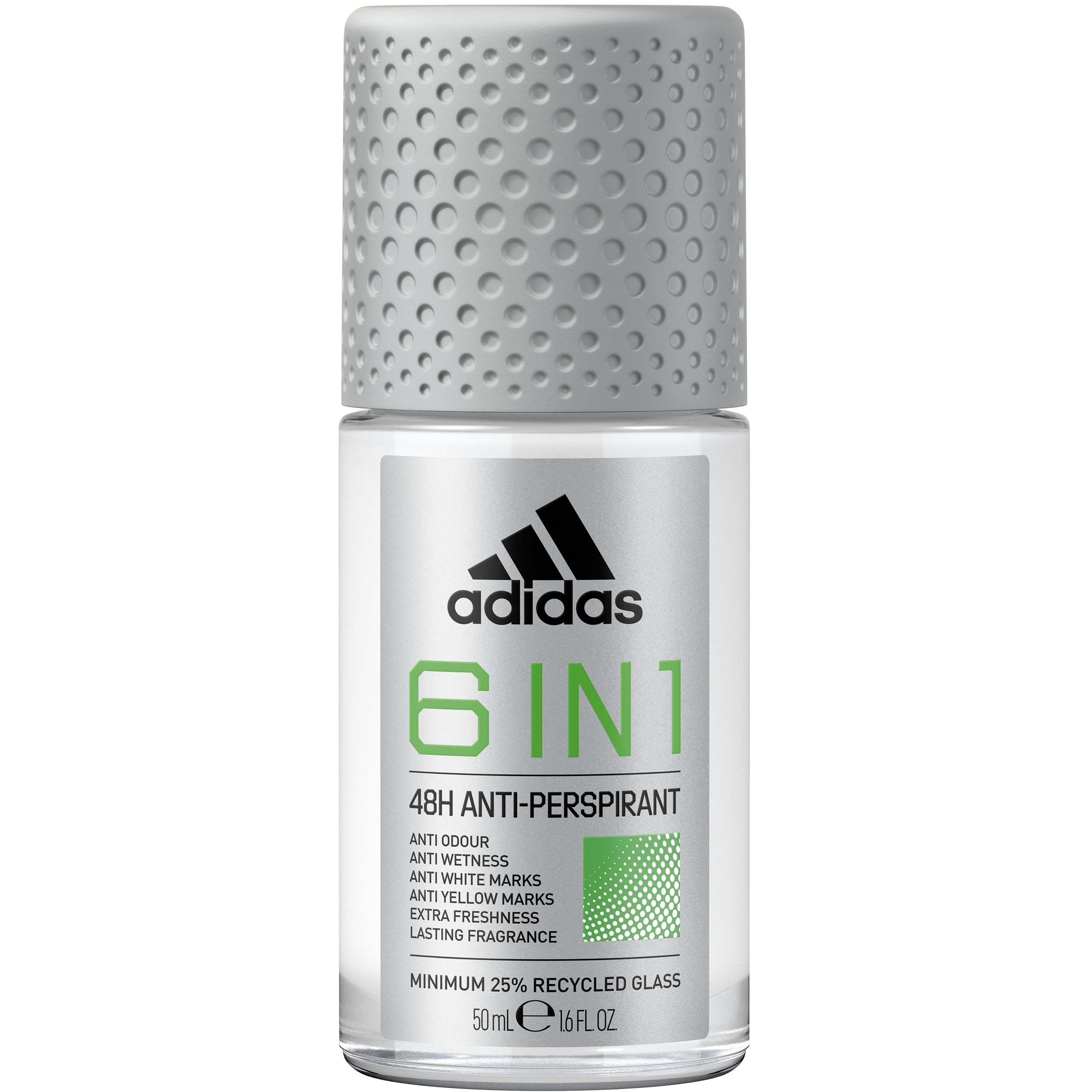 Adidas 6-in-1 6 in Anti-Perspirant 1 Roll On For Men 50 ml billede