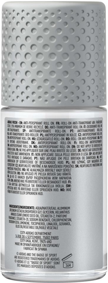 ADIDAS Cool & Dry Fresh Roll-on deodorant 50 ML