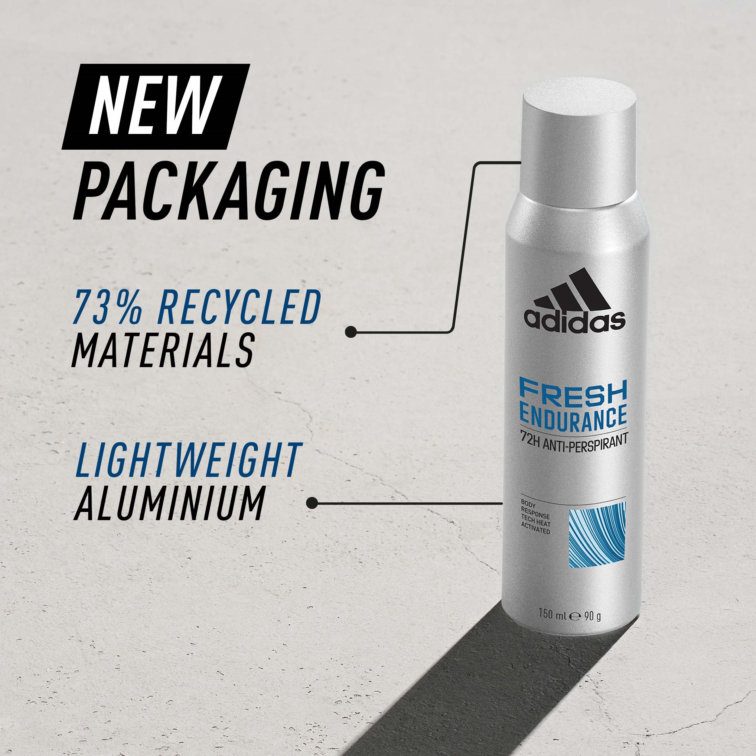 Alternativ bild 1 för Adidas Fresh Endurance 72H Anti-Perspirant 150 ml