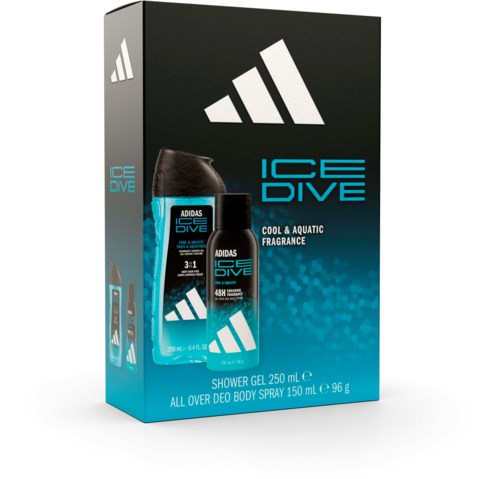 Adidas Gift Set Ice Dive Shower Gel 250 ml + Deo Body Spray 150 ml 0 st