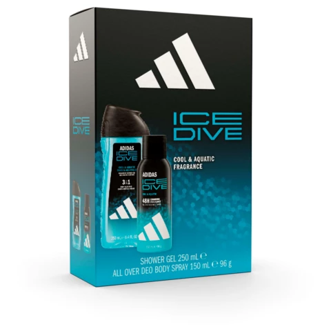 Adidas Gift Set Ice Dive Shower Gel 250 ml + Deo Body Spray 150 ml från Adidas