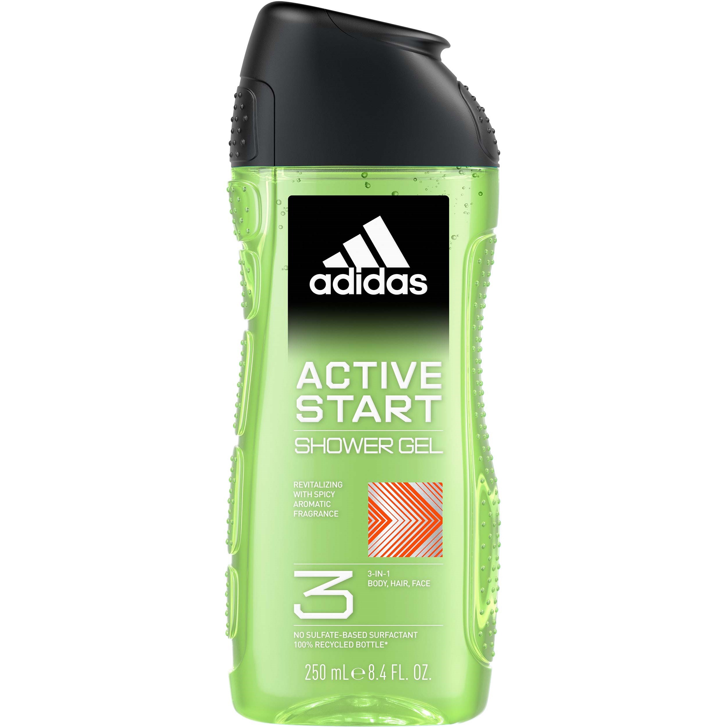 Läs mer om Adidas Hair & Body Active Start Shower Gel For Him 250 ml