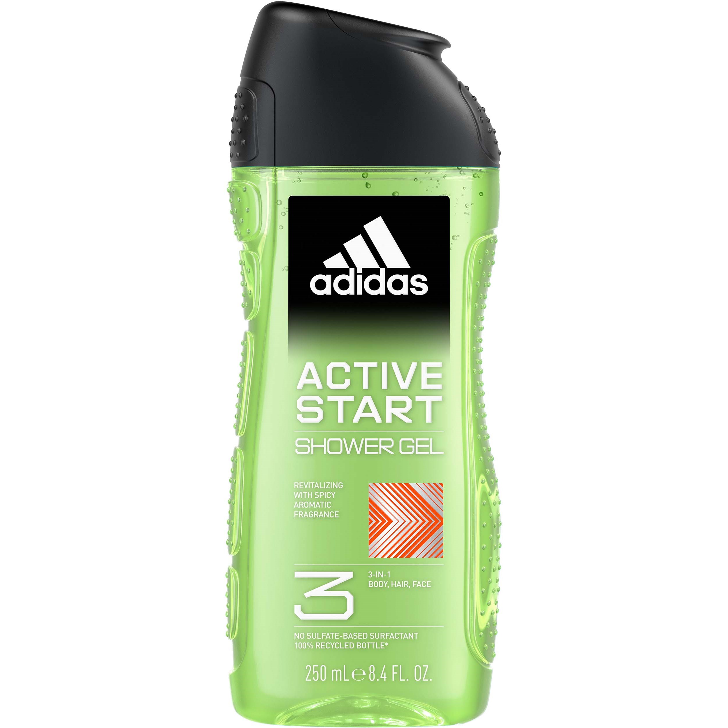 Adidas Active Start Shower Gel For Men 250 ml billede