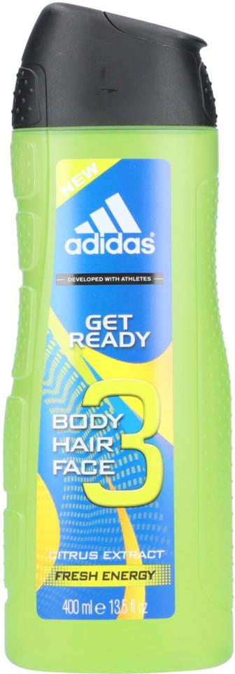 Adidas Get Ready 3-in-1 Shower Gel 400 ml