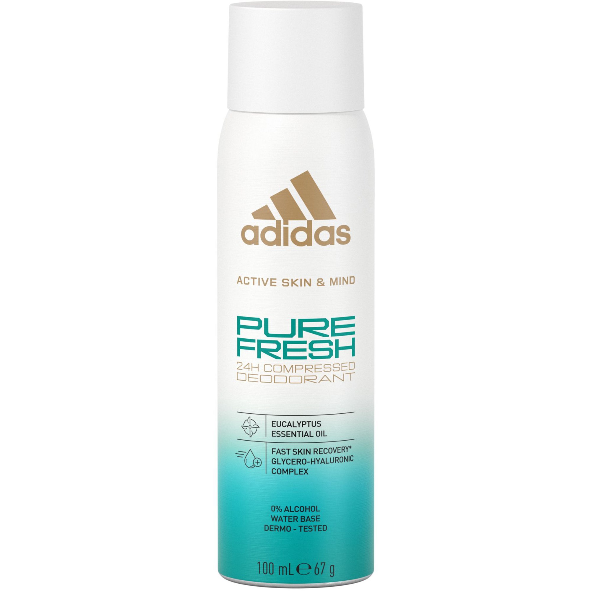 Adidas Skin & Mind Pure Fresh Compressed Deodorant Spray 100 ml