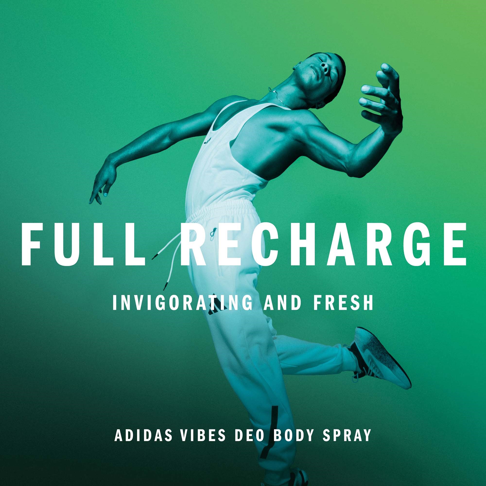 Adidas Vibes Full Recharge Deo Spray 150 ml (obrázok 3)