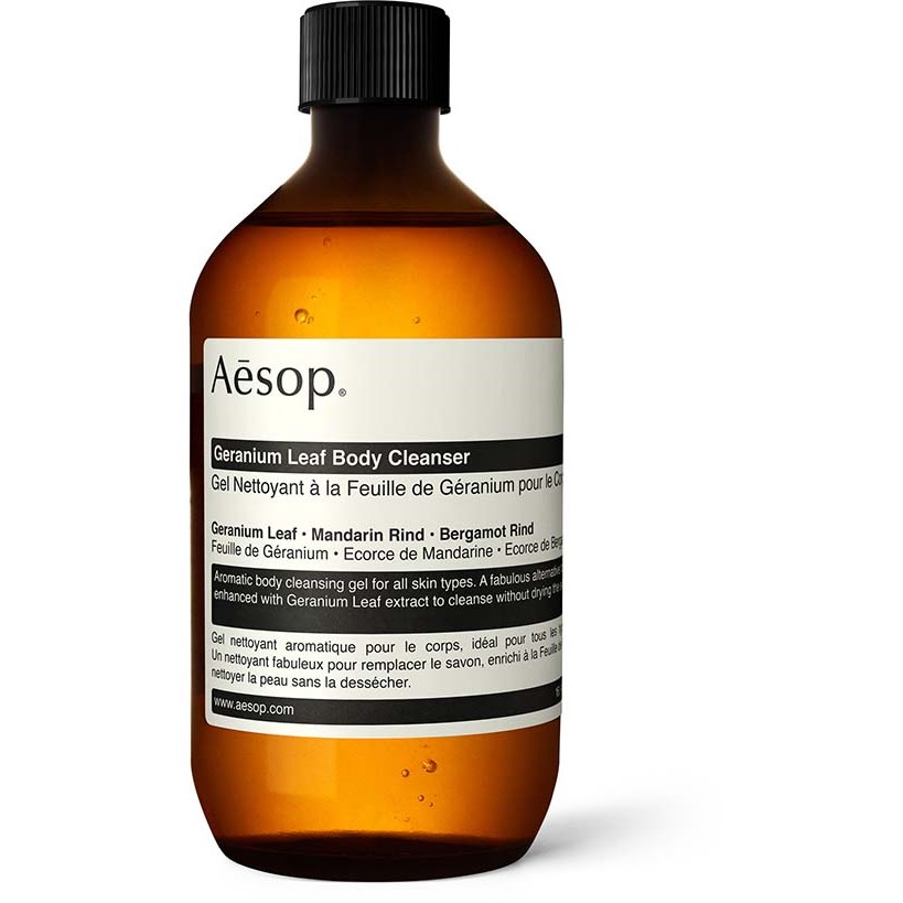 Läs mer om Aesop Geranium Leaf Body Cleanser With Screw 500 ml