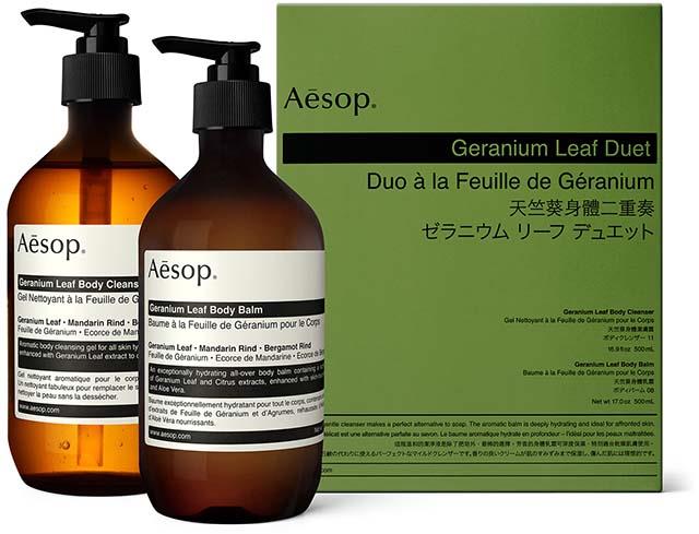 Aesop Geranium Leaf Duet