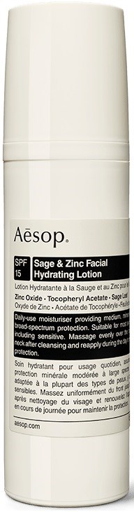 Aesop Sage & Zinc Facial Hydrating Lotion SPF15 50 ml
