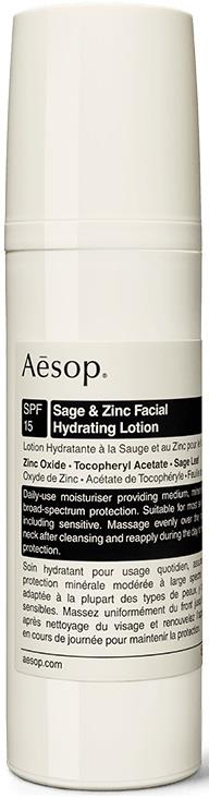 Aesop Sage & Zinc Facial Hydrating Lotion SPF15 50ml