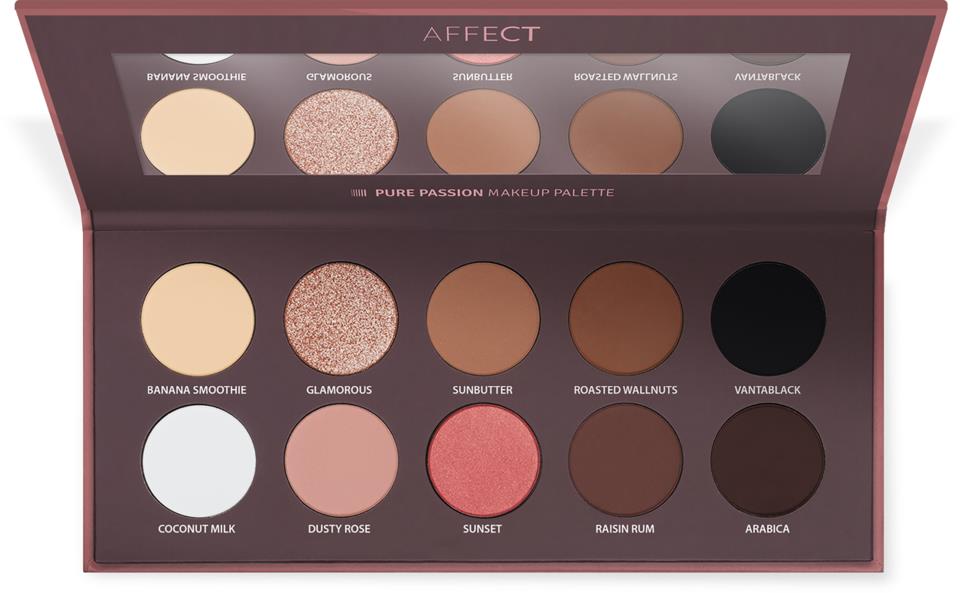 AFFECT Pure Passion Pressed Eyeshadows Palette 10 x 2-2,5g