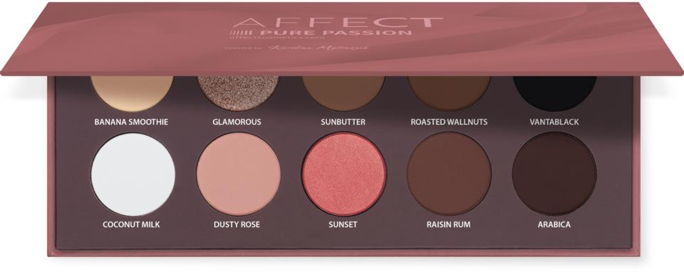 AFFECT Pure Passion Pressed Eyeshadows Palette 10 x 2-2,5g