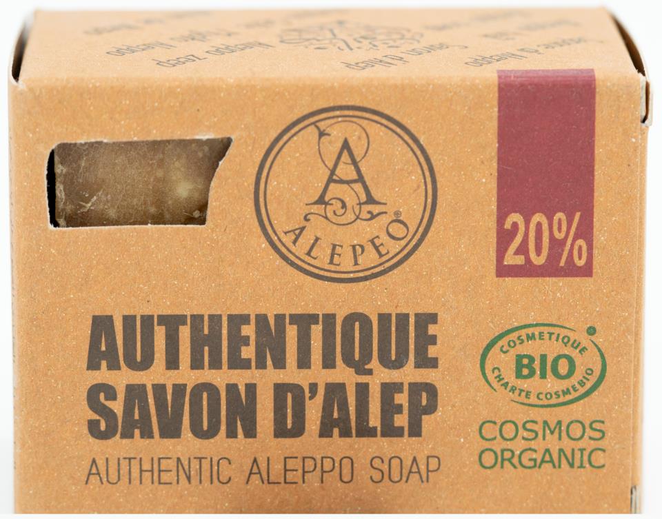 Aleppo Aleppotvål 20% lagerbärsolja eco 200 g