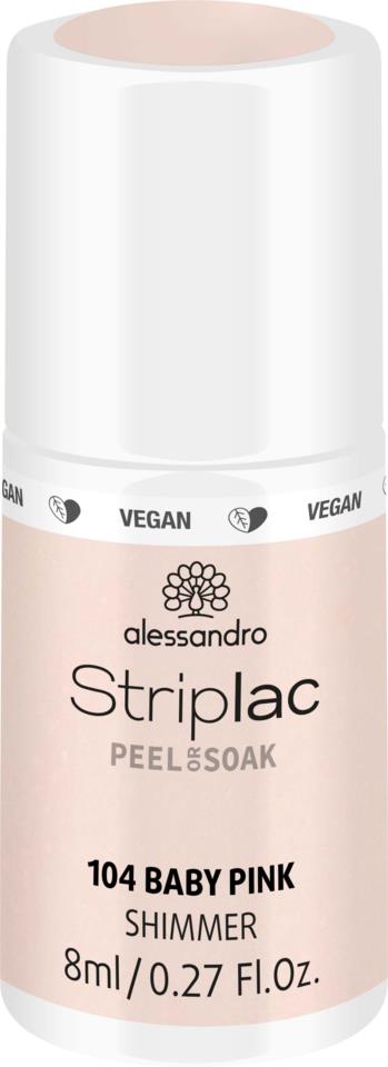 Alessandro Striplac Baby Pink 8 ml