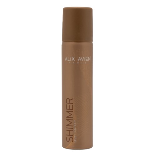 En beige sprayflaska märkt ALIX AVIEN med varumärkesnamn och produktdetaljer.