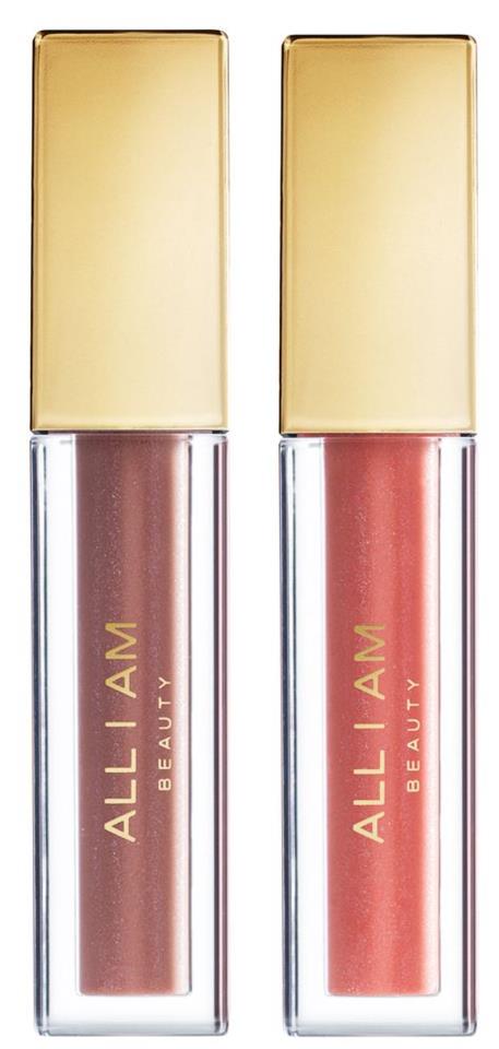 ALL I AM BEAUTY The Lipgloss Peach Sorbet & Nude Chic