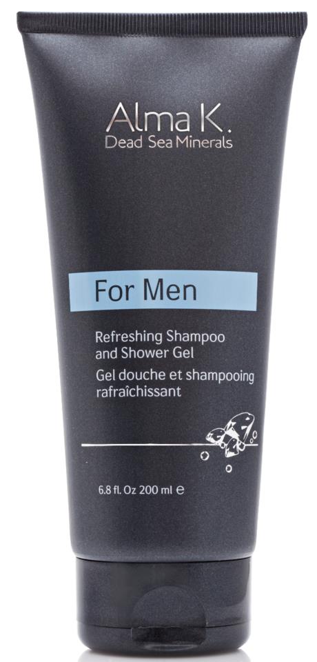 Alma K Men Care Refreshing Shampoo And Shower Gel 200 ml