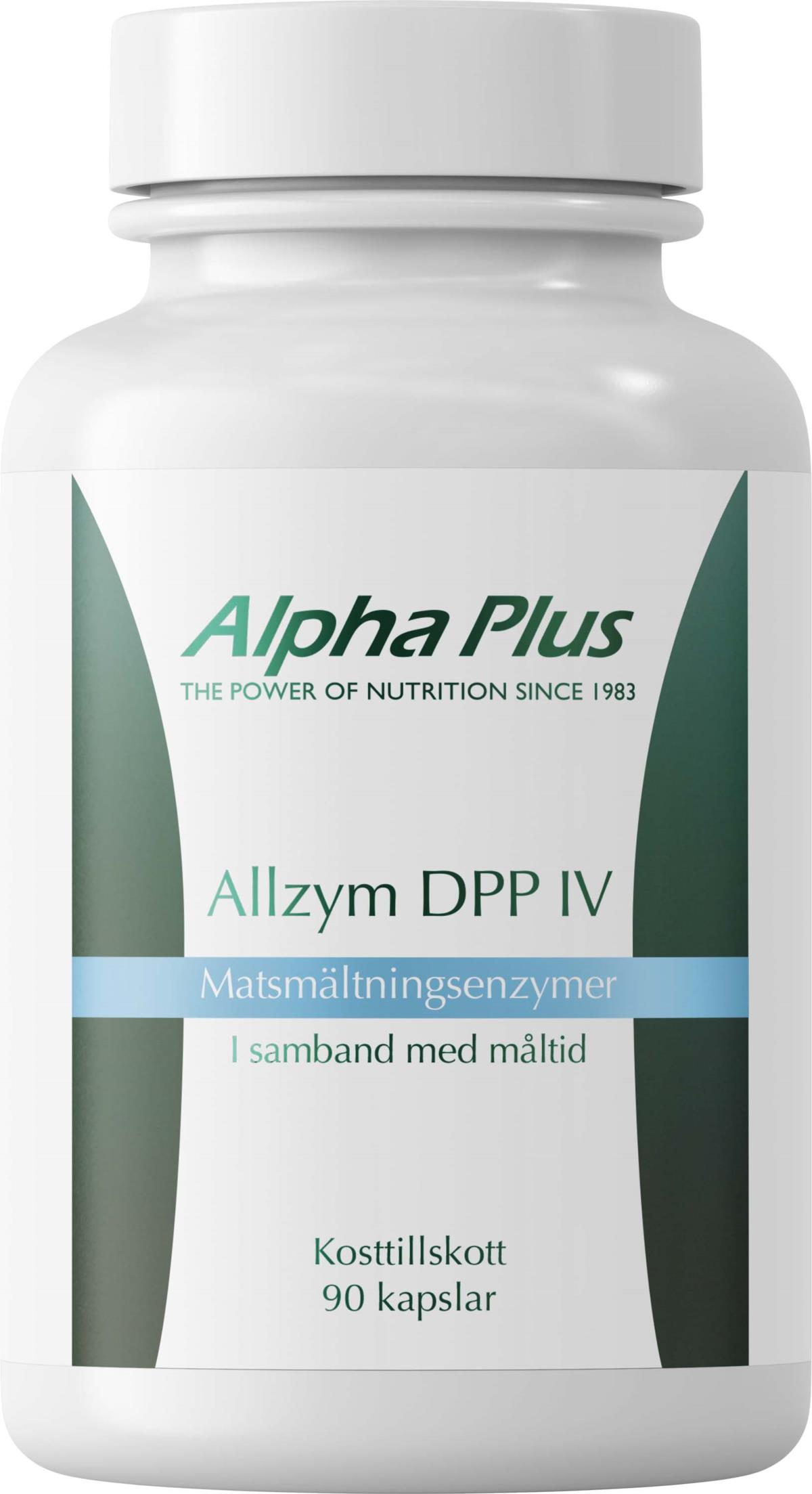 Alpha Plus AllZym DPP IV 90 caps | lyko.com