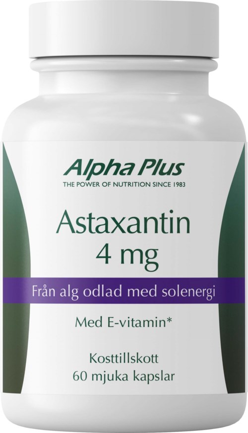 Alpha Plus Astaxantin 4 mg 60 st