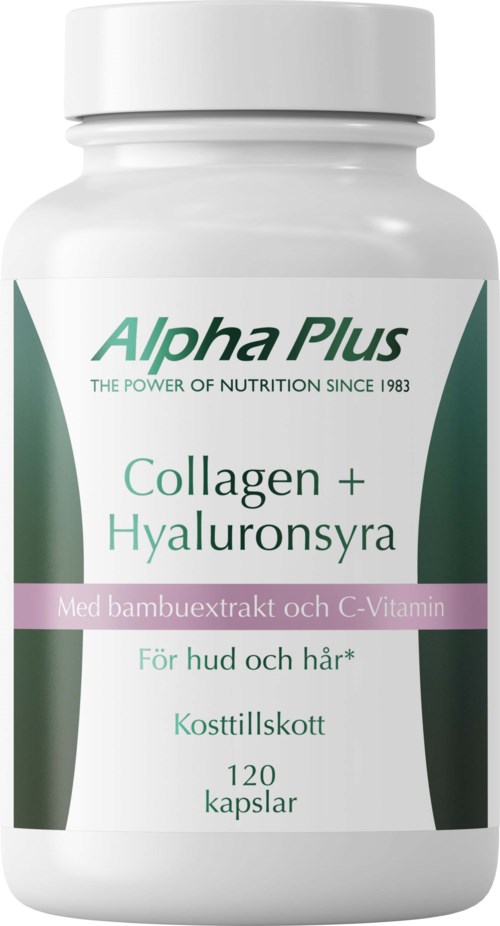 Alpha Plus Collagen + Hyaluronic Acid 120 Caps