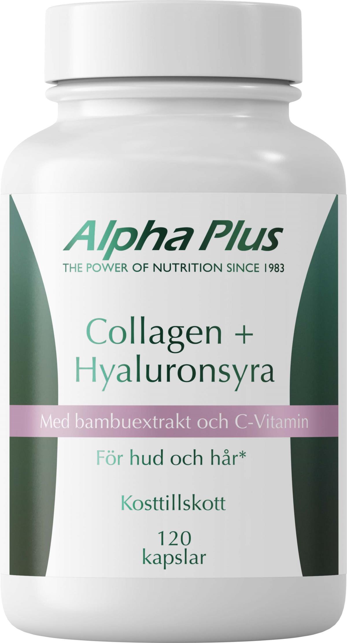 Alpha Plus Collagen + Hyaluronic Acid 120 Caps