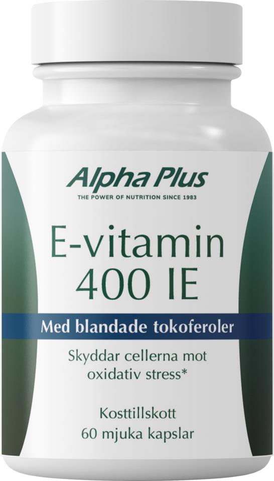 Alpha Iny Plus Alpha Plus E-vitamin 400 IE 60 Soft Caps | lyko.com