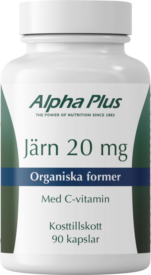 Alpha Plus Iron 20 mg 90 caps