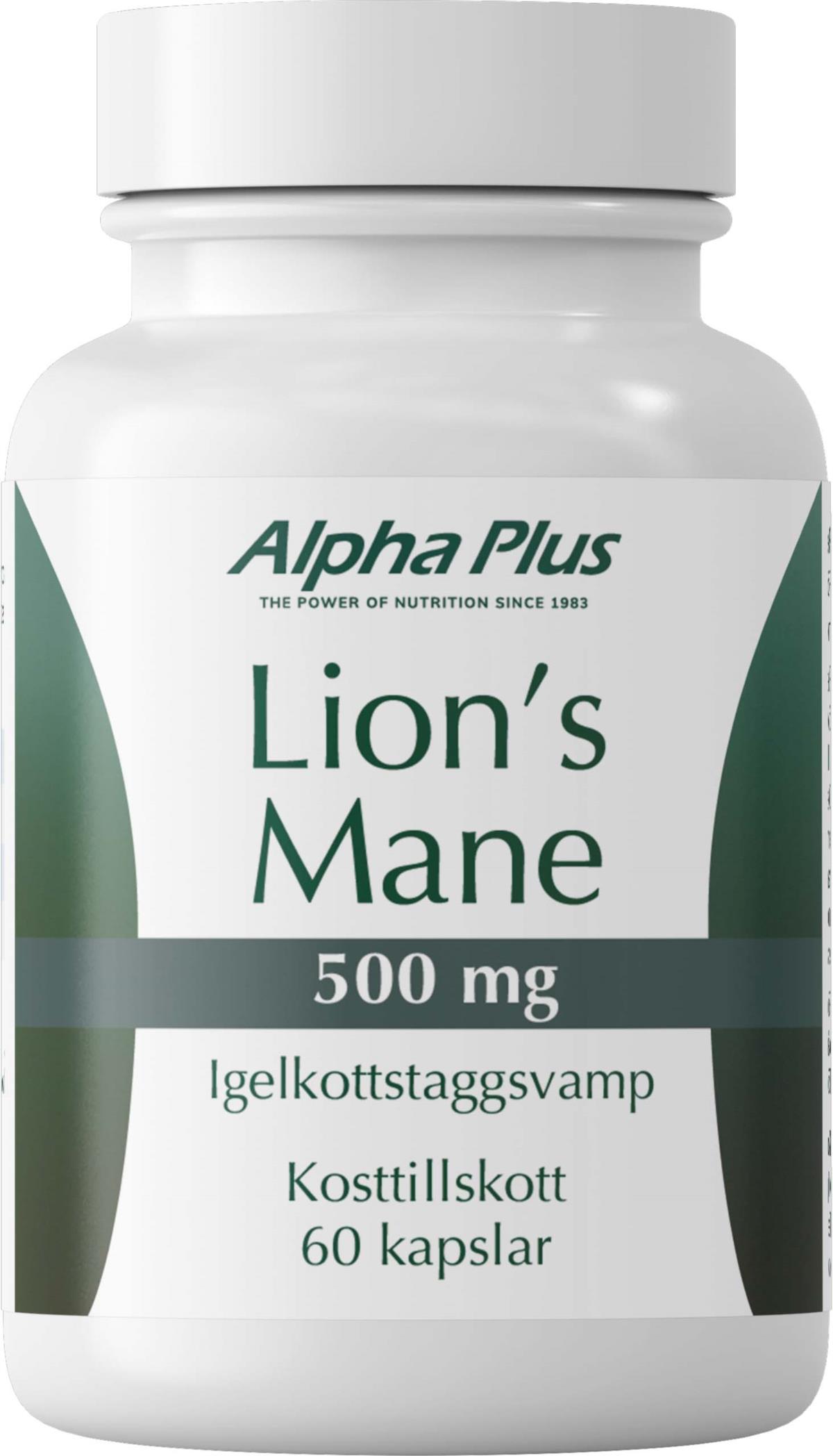 Alpha Plus Lion's Mane 60 st | lyko.com