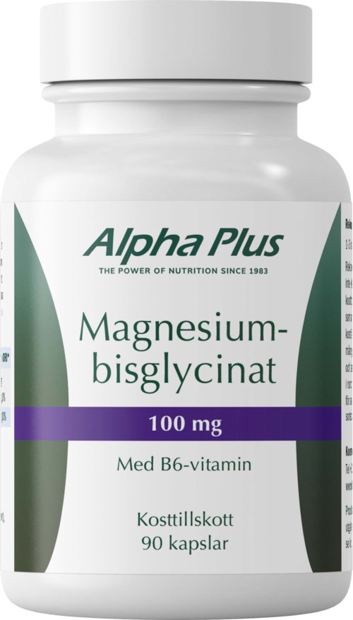 Alpha Plus Magnesiumbisglycinat 100 mg 90 st