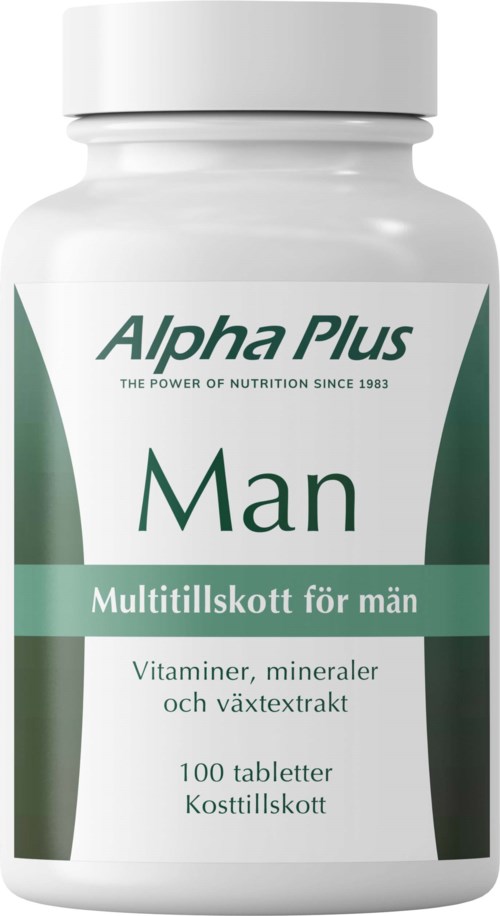 Alpha Plus Man 100 st
