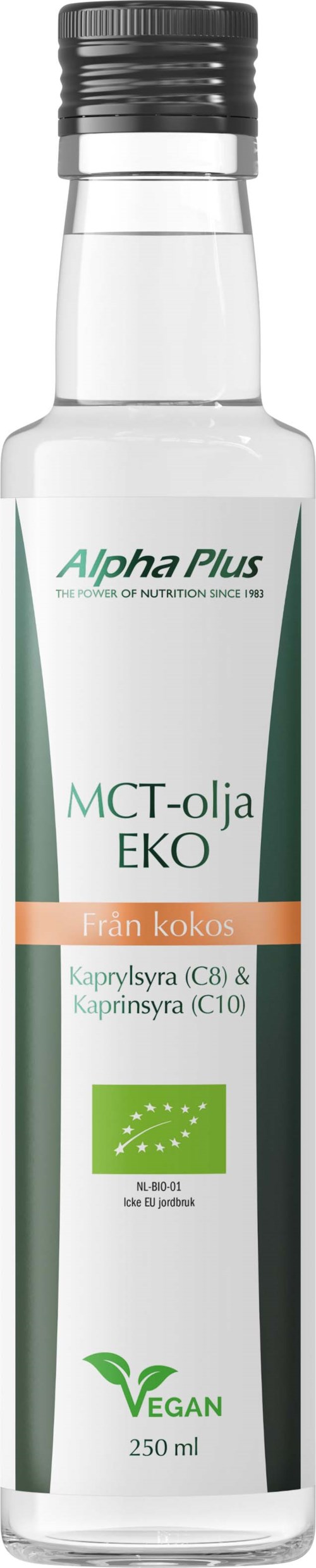 Alpha Plus MCT-olja EKO 250 ml