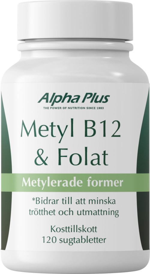 Alpha Plus Metyl B12 & Folat 120 st