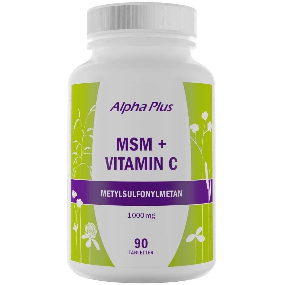 Alpha Plus MSM + Vitamin C 90 Tabs