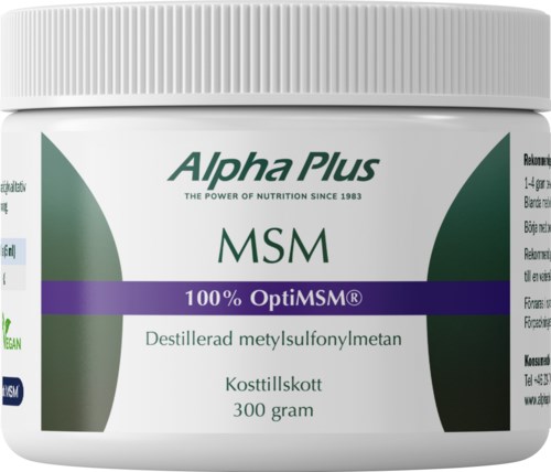 Alpha Plus MSM 300 g (OptiMSM®) 300 g
