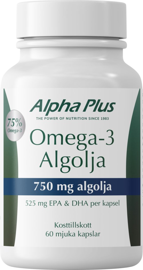 Alpha Plus Omega-3 Algolja 750 mg 60 St.