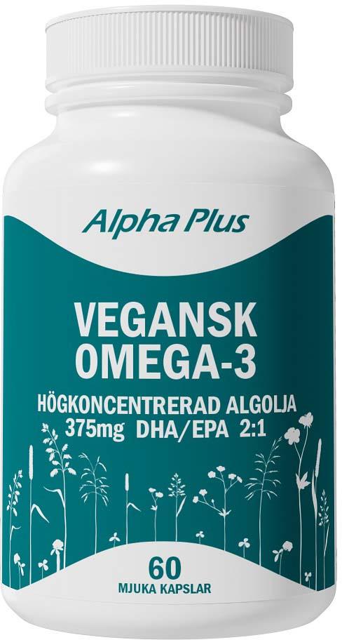 Alpha Plus Vegan Omega-3 60 Soft Caps
