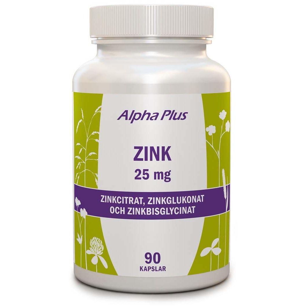 Alpha Plus Zink 25 mg 90 Caps