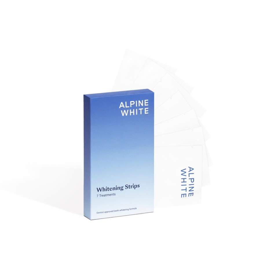Alpine White Whitening & Care Whitening Strips 14 pcs