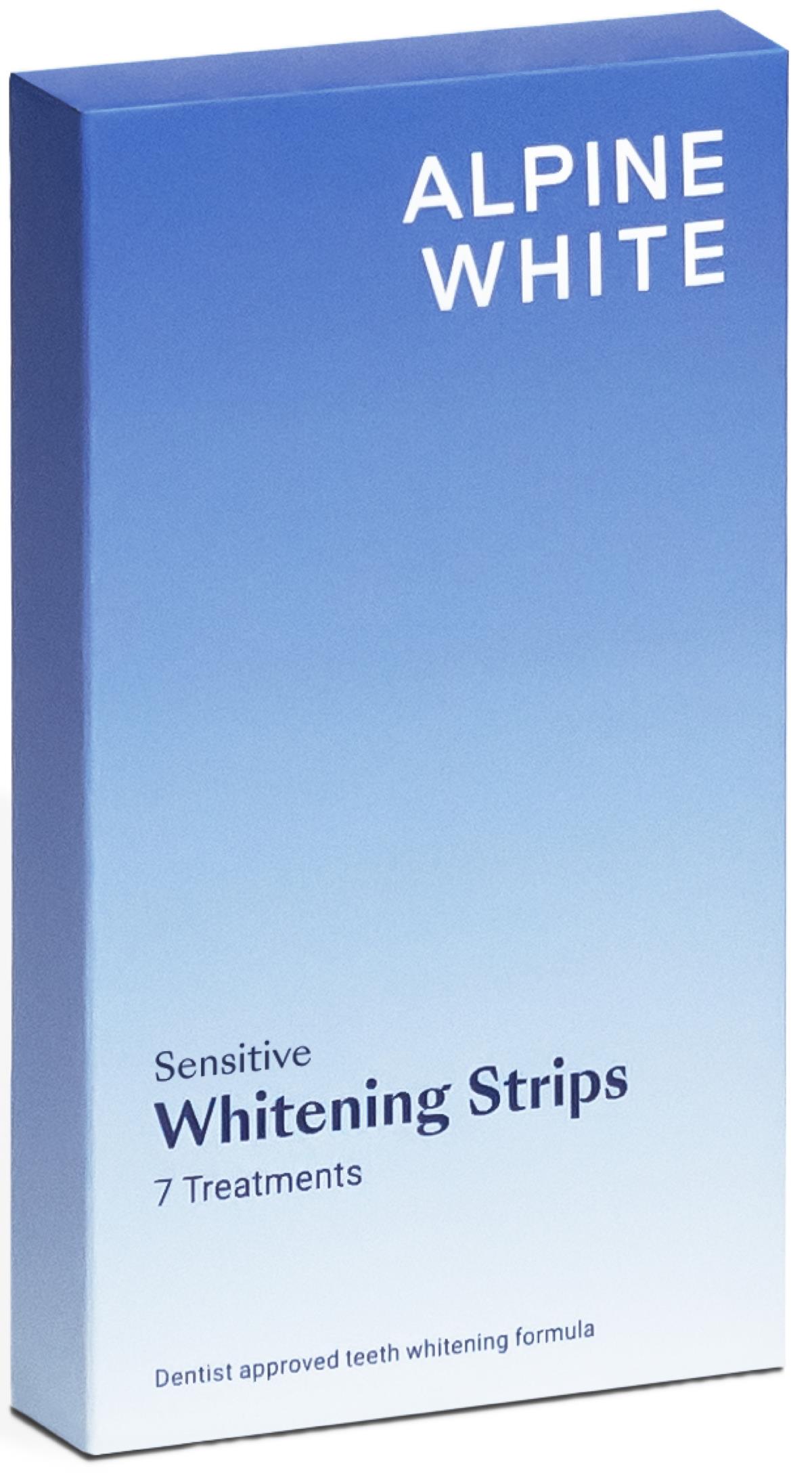 ALPINE WHITE Whitening & Care Whitening Strips Sensitive 14 pcs