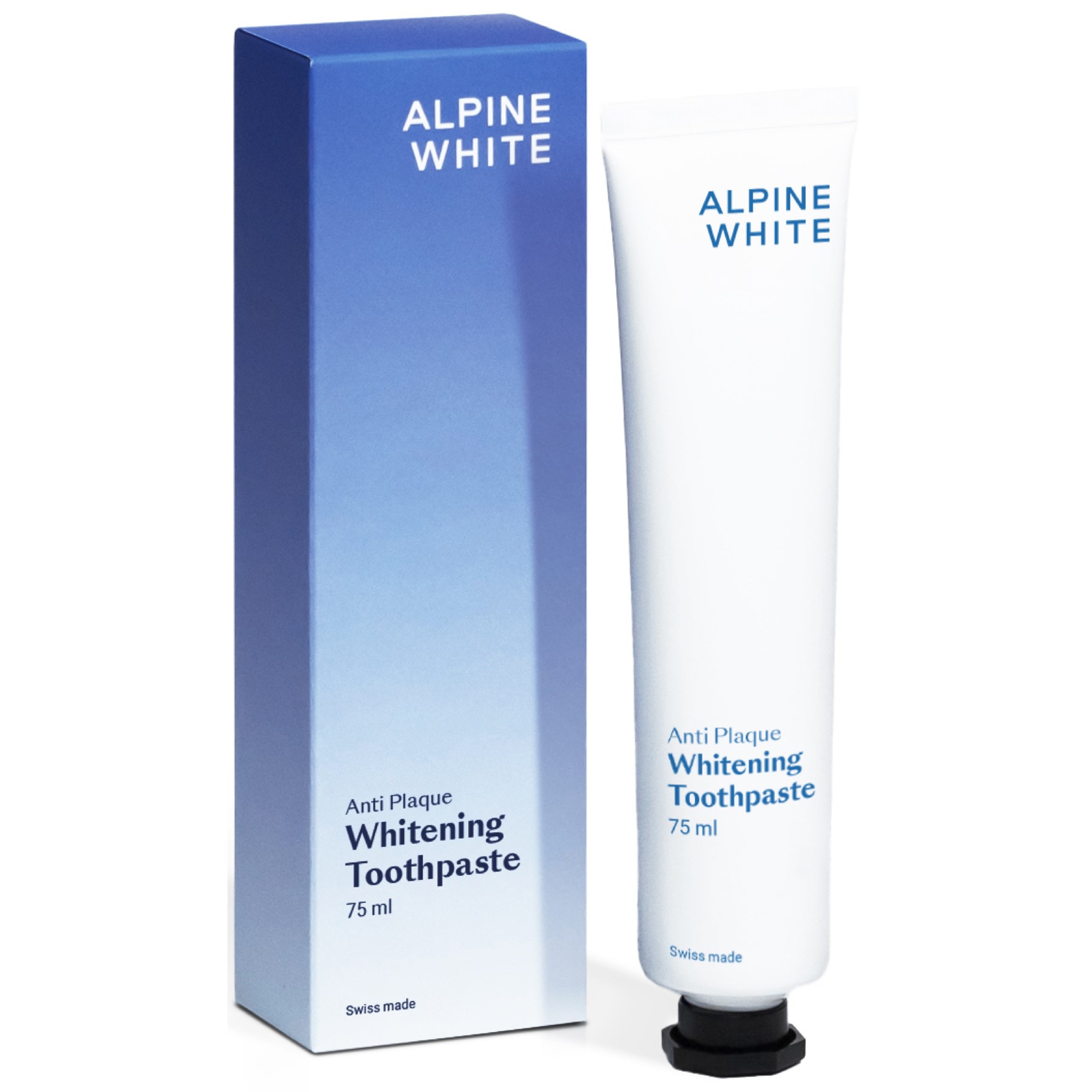 Läs mer om ALPINE WHITE Whitening & Care Whitening Toothpaste Anti Plaque 75 ml
