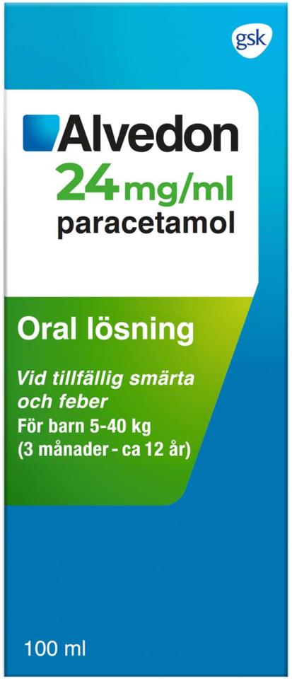 Alvedon Oral lösning 24mg/ml