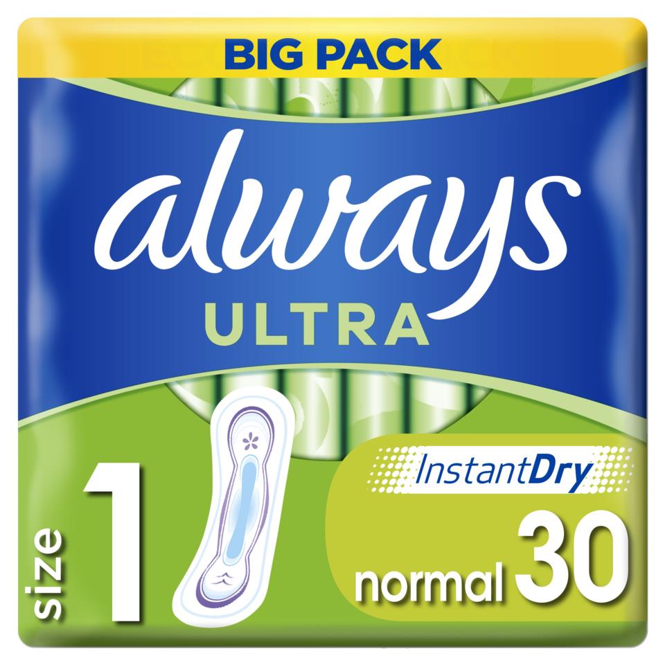 Always Ultra Normal S1 Bind Big Pack 30stk
