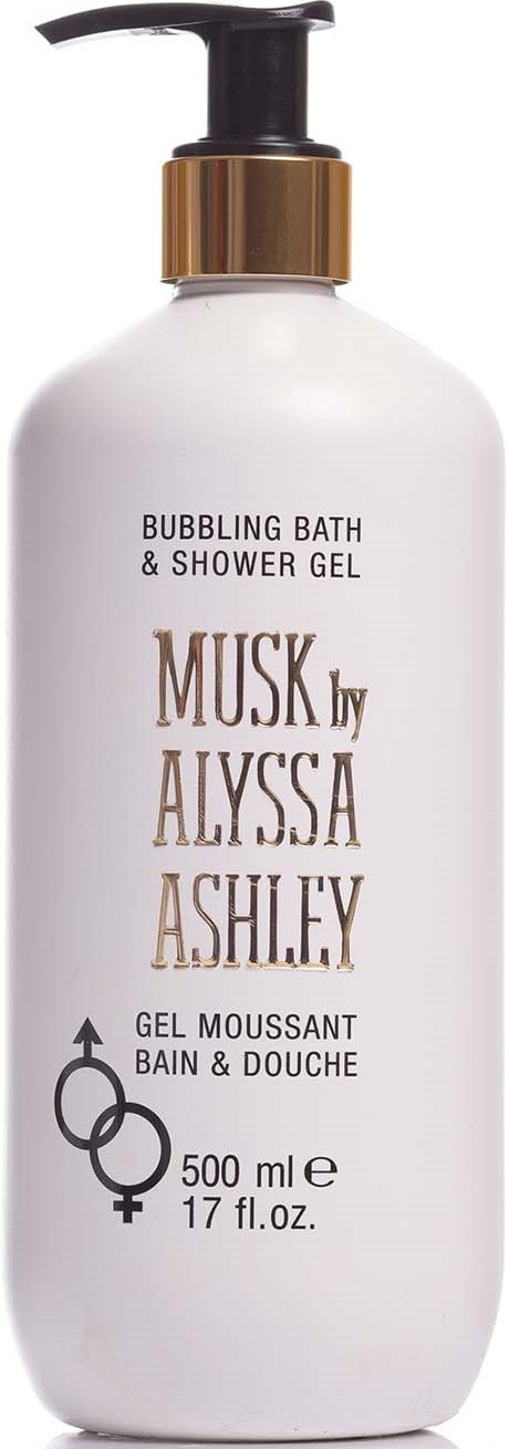 Alyssa Ashley Musk Bubbling Bath & Shower Gel 500 ml