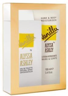 alyssa ashley vanilla woda toaletowa 25 ml   zestaw 
