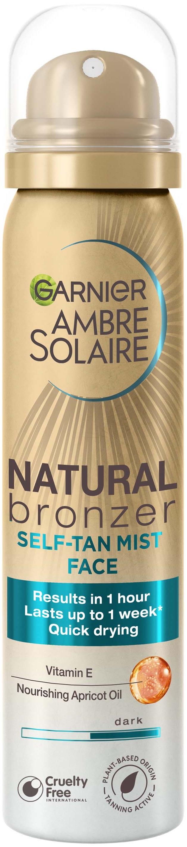 Garnier Ambre Solaire Natural Bronzer Self-Tan Mist Face for Normal Skin 75 ml