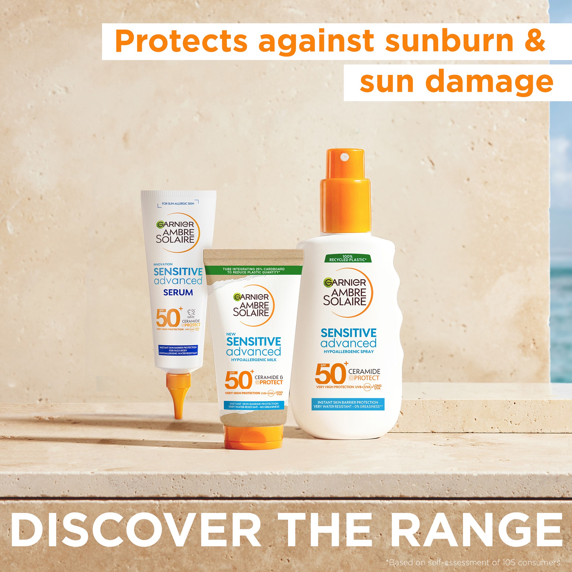Garnier Ambre Solaire Sensitive Advanced Hypoallergenic Spray SPF50+ 1 (obrázok 9)