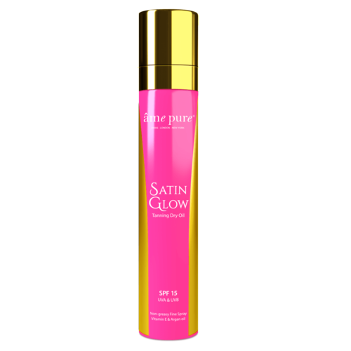 âme pure Satin Glow Sunscreen Tanning Oil SPF 15