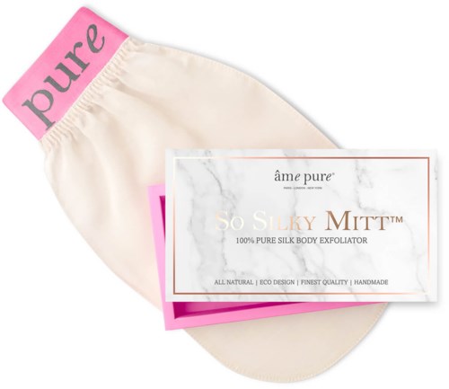 âme pure So Silky Mitt 100% Pure Silk Body Exfoliator